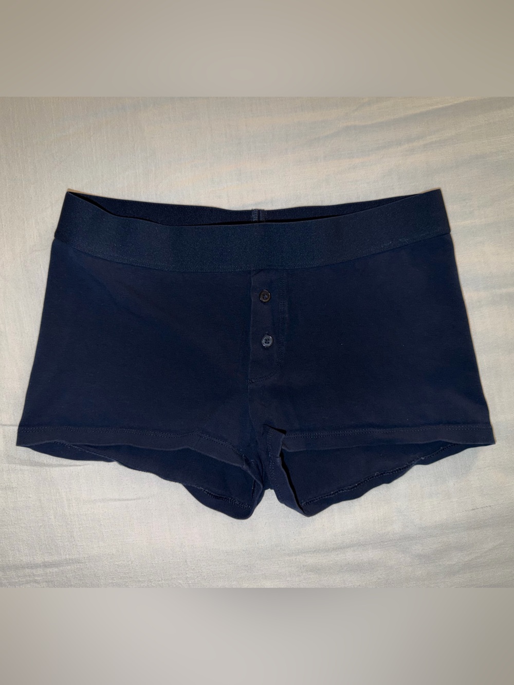 Aritzia | Navy Boxer-Style Shorts